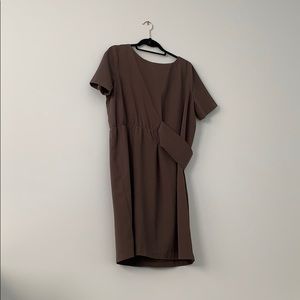 OAK + FORT army green dress